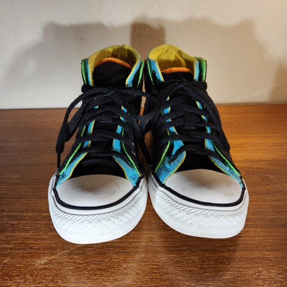 CONVERSE ALL STAR Chuck Taylor Hi-top Double Upper Multicolor Men (4)/Women (6) - Picture 5 of 16
